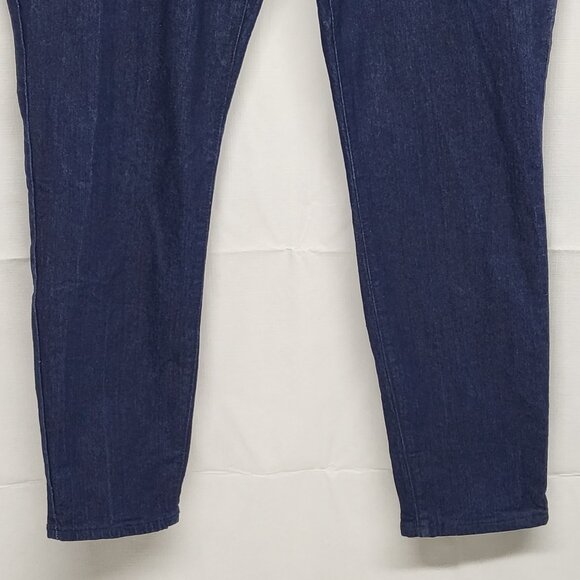 Old Navy Wow Super Skinny Jeans Womens Size 14 Midrise Darkwash Denim Pants - Picture 3 of 16